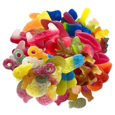 216kg Bulksnoep (8x 27kg) aan €5.80kg!