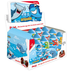 Zaini Chocolate Eggs Sea Animals 20gr x 24 stuks
