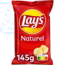 Lays Naturel  145gr x 20 stuks