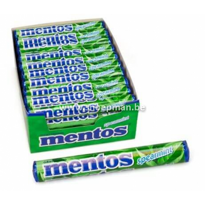 Laat Mentos spearmint snel leveren