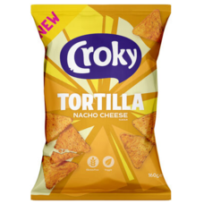 Croky Nacho Cheese 160gr x 10 stuks