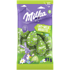 Milka paaseitjes hazelnoot 81 gram x 35 stuks