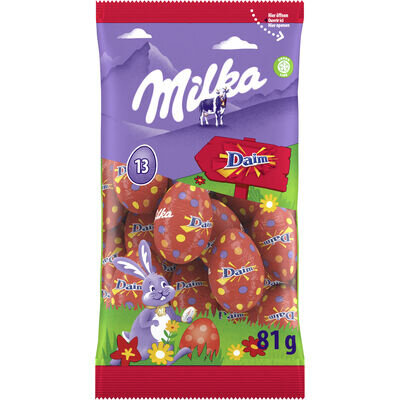 Milka paaseitjes daim een heerlijke combinatie!