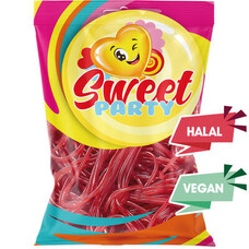 Sweet Party Aardbeikabels 16 x 60gr