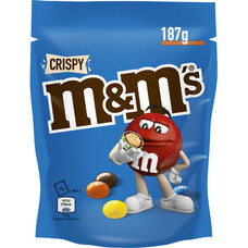 M&m noten met knapperige chocolade 30 stuks  - 187 gr