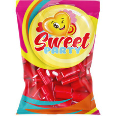 Sweet Party Aardbeien Staafjes Snoep 16 x 100gr