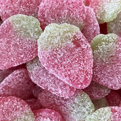 Gesuikerde aardbei snoep in huis halen!