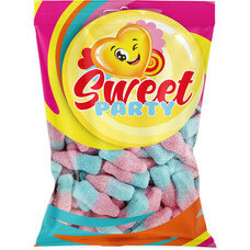 Sweet Party Bubblegum Flesjes Snoep 16 x 75gr
