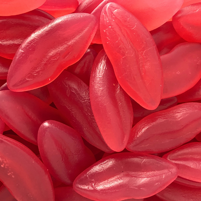 Heerlijke gelatinevrije rode lippen snoep kopen online bij snoepman.be