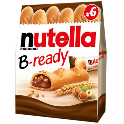 Scoor nu de Nutella B-ready koekjes makkelijk online bij Snoepman!