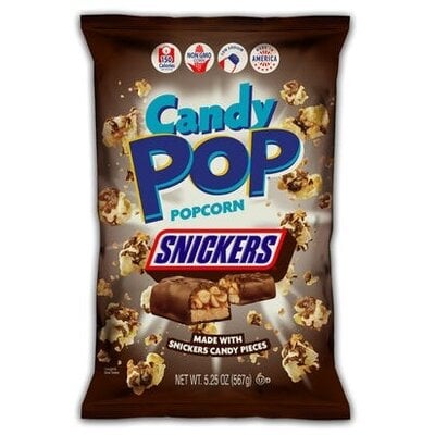 Ontdek nu de Candy pop Snickers popcorn