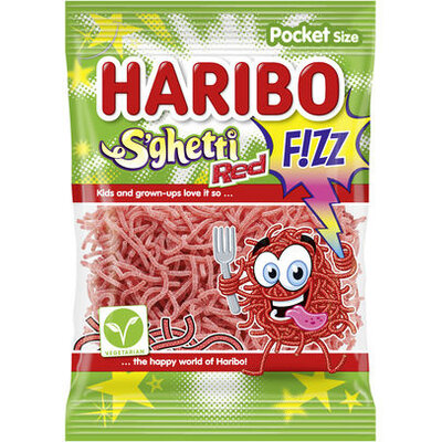 Laat klanten zich vastbijten in deze Haribo Spaghetti binnen 48 uur geleverd!
