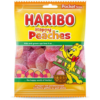 Perziken Haribo nu voordelig verkrijgbaar!