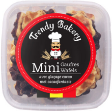 Trendy bakery mini chocolade wafels 6 x 200g