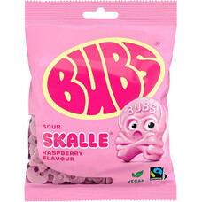 Bubs Sour Skalle Raspberry 12 x 90gr