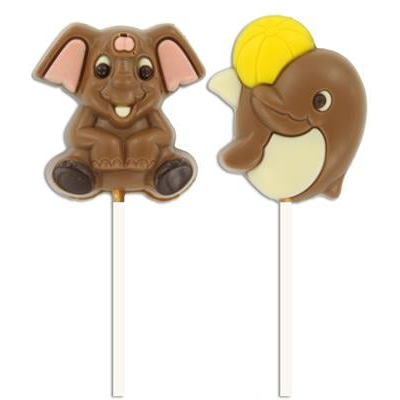 Trakteer beestig lekker met een dolfijn of olifant lolly