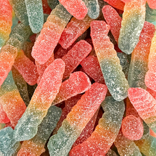 Haribo rainbow worms fizz - 1kg