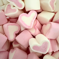 Marshmallow hartjes - 1 kg