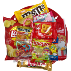 Sinterklaas bord met snoep