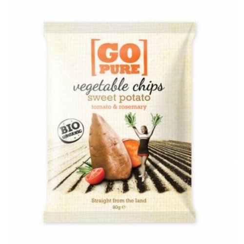 GoPure Zoete Aardappel Chips Biologisch