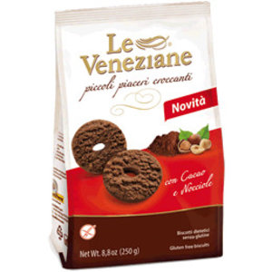 Le Veneziane Chocolade Hazelnoot Koekjes