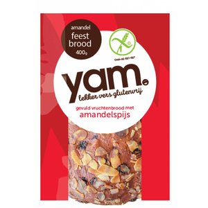 YAM Feestbrood met Amandelspijs - Glutenvrij