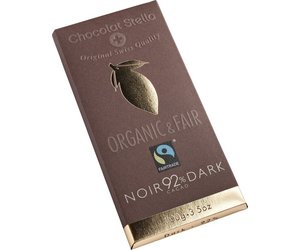 Chocolat Stella Chocoladereep 92% Puur Biologisch Fairtrade - Glutenvrij