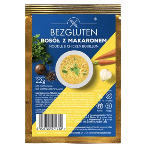 Bezgluten Instant Kippensoep THT 24-07-2024