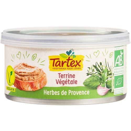 Tartex Vegetarische Paté Provencaalse Kruiden Biologisch