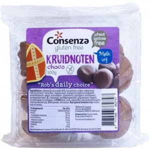 Consenza Choco Kruidnoten - Glutenvrij Consenza Choco Kruidnoten - Glutenvrij
