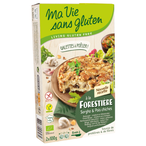 Ma Vie Sans Gluten Burger à la Forestière 2 Stuks Biologisch