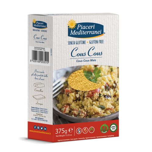 Piaceri Mediterranei Couscous Maïs - Glutenvrij