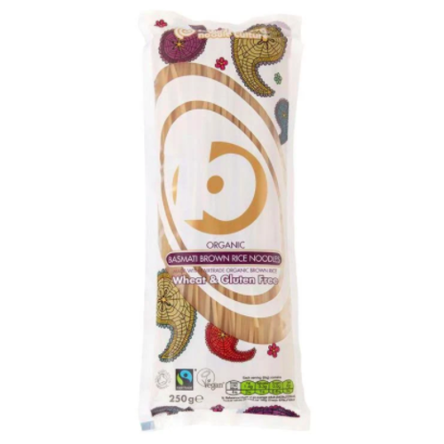 King Soba Basmati Bruine Rijstnoedels Biologisch THT 07-2023 - Glutenvrij