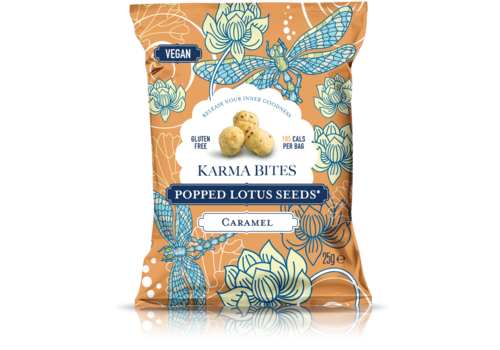  Karma Bites Popped Lotus Seeds Caramel 