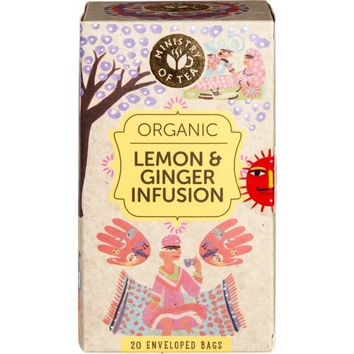 Ministry of Tea Lemon & Ginger Infusion Thee Biologisch