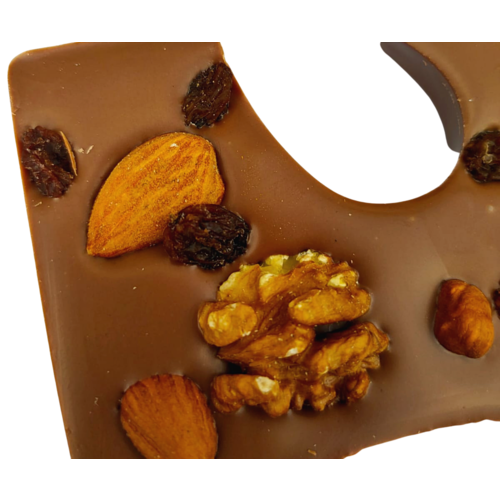 Happy Chocolate Luxe Chocoletter Melk met Noten Biologisch