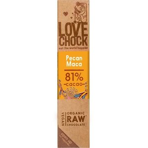 Lovechock RAW Chocolade Pecan Maca Biologisch - Glutenvrij