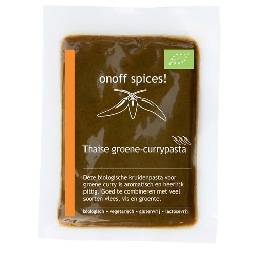 Onoff Spices Thaise Groene Currypasta Biologisch