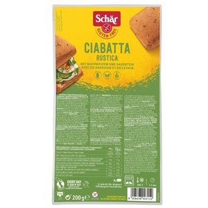 Schär Ciabatta Rustica 4 Stuks - Glutenvrij