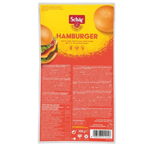 Schär Hamburgerbroodjes 4 stuks