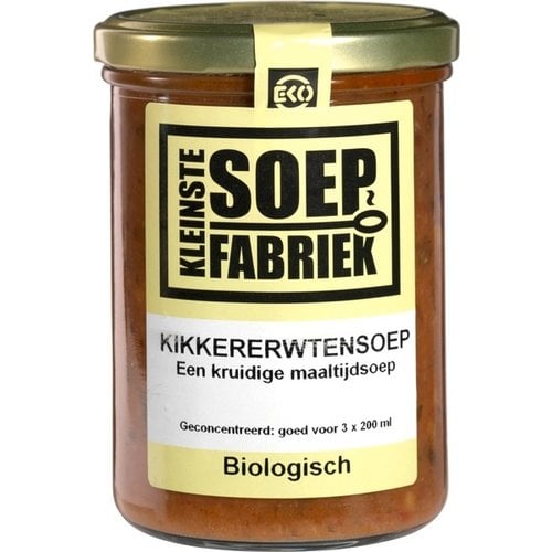 KleinsteSoepFabriek Kikkererwtensoep Biologisch