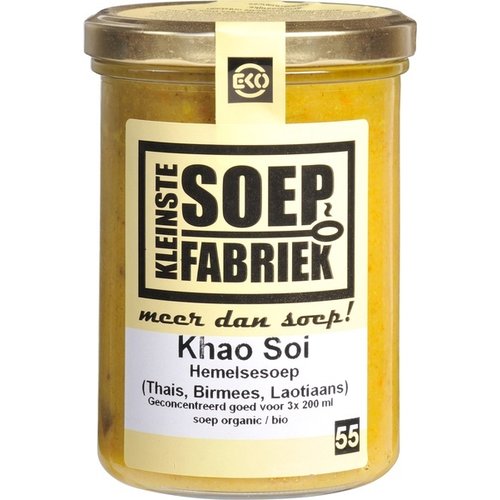 KleinsteSoepFabriek Thaise Curry-Kokossoep Biologisch - Glutenvrij
