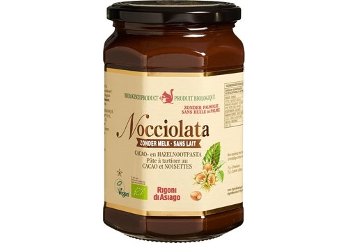  Nocciolata Choco-hazelnootpasta Biologisch Zonder Melk 
