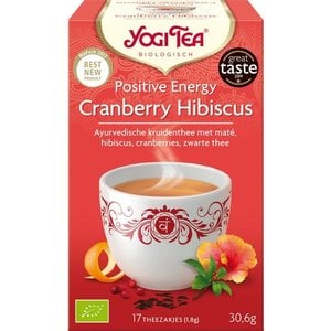 Yogi Tea Positive Energy Cranberry-Hibiscus Thee Biologisch