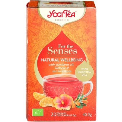 Yogi Tea For The Senses Natural Wellbeing Kruidenthee Biologisch