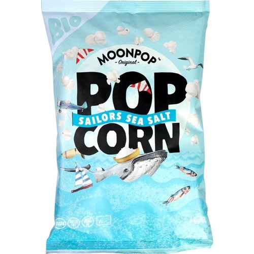 Moonpop Popcorn Zeezout Biologisch