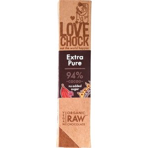 Lovechock RAW chocolade extra puur 94% Biologisch - Glutenvrij