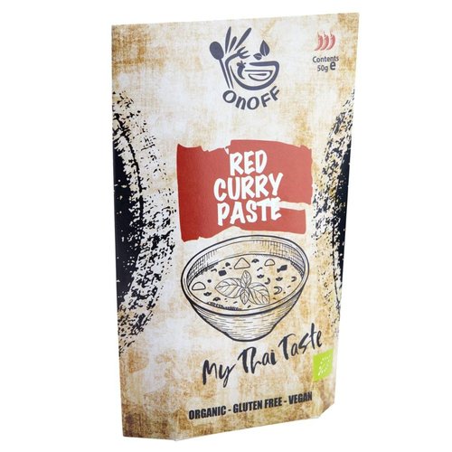 Onoff Spices Thaise Rode Currypasta Biologisch - Glutenvrij