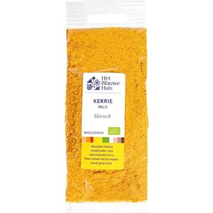 Het Blauwe Huis Kerrie Mild Biologisch Biologisch 50 Gram - Glutenvrij