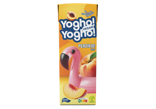  Yogho Yogho Sojadrink Perzik Vegan 